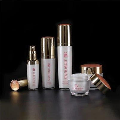 Frascos cosméticos de vidro sem ar